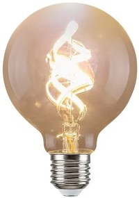 Rabalux LED Spiral Filament žiarovka Amber G95 RGB 4W/E27/300Lm/2700K/Dim
