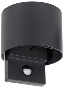 Kanlux 28995 - LED vonkajšie nástenné svietidlo so senzorom REKA LED/7W/230V IP54 antracit