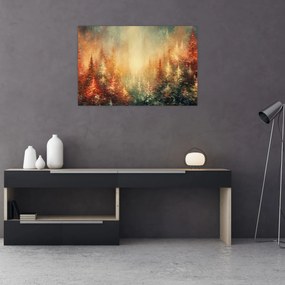 Obraz - Maľba lesov (90x60 cm)