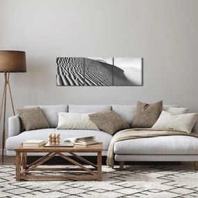 Obraz - Piesočná duna (s hodinami) (90x30 cm)