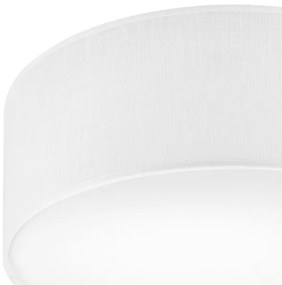 Stropné svietidlo SIRJA DOUBLE 2xE27/15W/230V pr. 35 cm biela