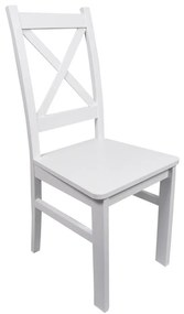Jedálenská stolička NATE biela
