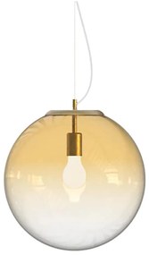 Ideal Lux - Luster na lanku MAPA 1xE27/42W/230V pr. 40 cm zlatá/dymová