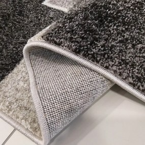 Moderný béžový koberec s motívom štvorcov Šírka: 240 cm | Dĺžka: 330 cm