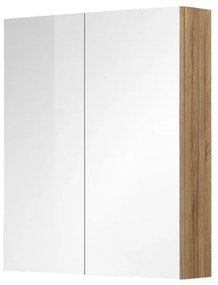 Mereo Mereo, Kúpeľňová galérka 60 cm, zrkadlová skrinka, 2x dvere, MER-CN716GR