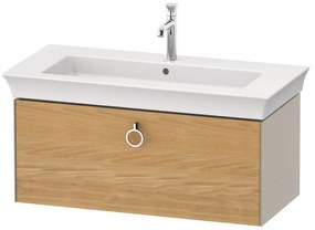 DURAVIT White Tulip závesná skrinka pod umývadlo, 1 zásuvka, 984 x 458 x 410 mm, dub prírodný masív/taupe matná, WT42520H560