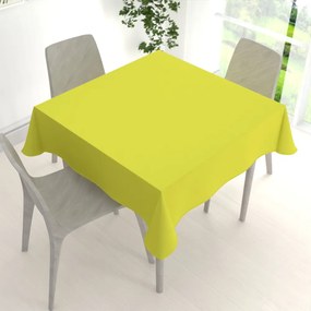 Biante Dekoračný štvorcový obrus Rongo RG-026 Žltozelený 60x60 cm