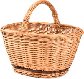 Nákupný kôš prútený Kvinna II.š. 35x hl. 26 x v. 17/27(cm)