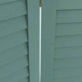 Paraván T568, deliaca stena, 4 panely - 170 × 160 cm - zelená