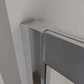 Cerano Varone, posuvné sprchové posuvné dvere 140x195 cm, 6mm číre sklo, chrómový profil, CER-CER-DY505-140-195