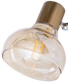 Rabalux HOLLY nástenné bodové svietidlo max. 1x40W | E14 | IP20 - antická zlatá