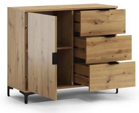 Komoda so zásuvkami LORA dub artisan