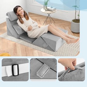 Sada ortopedických vankúšov s klinom 7 kusov