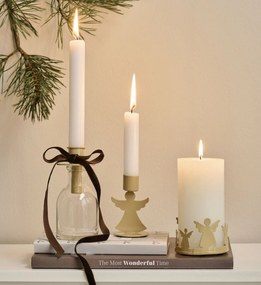 Ib Laursen Kovový svietnik Angel Cream