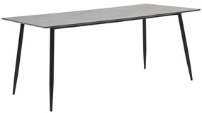 Jedálenský stôl, sivý 180x90x75 cm, MDF