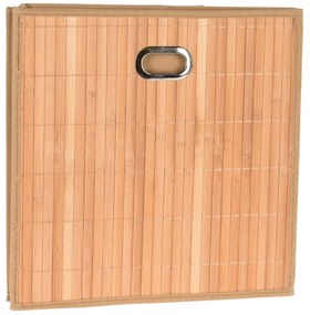 Úložný box Bamboo, 30,5x31x31 cm, hnedá