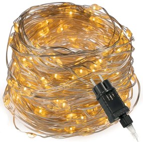 Nexos 74007 Svetelná reťaz - 240 LED, teplá biela