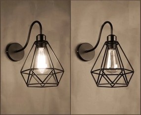 Dekorstudio Retro nástenná lampa Reno