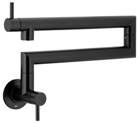 KFA Armatura 6623-030-81 - Kuchynská batéria s kĺbom DUERO POT FILLER, matná čierna