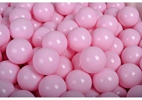 Krémový zamatový bazénik s loptičkami ø 90x30 cm Montessori – Meowbaby