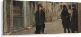 Obraz - John Singer Sargent, Street in Venice, reprodukcia (120x50 cm)