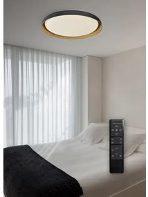 Top Light-LED Stm. stropné svietidlo SATELLITE LED/36W/230V 3000-6500K čierna + DO