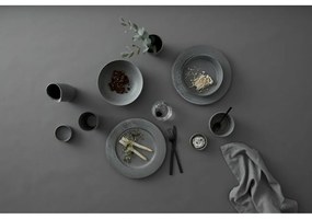 Sivý kameninový džbán na mlieko Bitz Basics Grey, 0,5 l