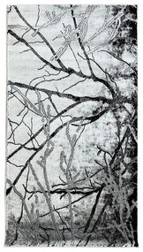 Koberec Frisee Diamond 1,33/1,9 A0064 sivá/strieborný