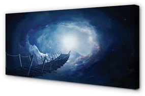 Obraz canvas Oblohy zatiahnuté bridge 120x60 cm