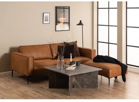 Čierny mramorový konferenčný stolík 90x90 cm Vega – Actona