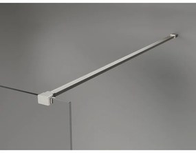 Mexen Lunar sprchová stena pravá 80 x 200 cm, 8mm číre sklo, brúsená oceľ, 830-080-000-97-00-P