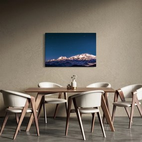 Obraz hôr a nočnej oblohy (90x60 cm)
