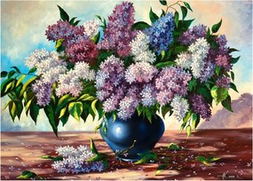 Obraz - Kytica orgovánu (70x50 cm)