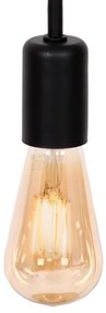 Stolná lampa BRENDA 1xE27/60W/230V čierna
