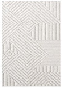 Dekorstudio Moderný koberec LOUNGE 0632 - krémový Rozmer koberca: 160x230cm
