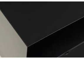 Nočný stolík s možnosťou montáže na stenu BEKIM čierna