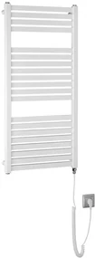 Aqualine Aqualine, TONDI-E elektrické vykurovacie teleso, rovné, 450x970 mm, 300 W, biela, DE450T