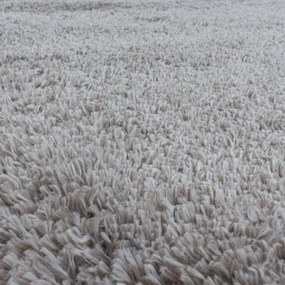 Koberec Fluffy Super Soft béžový kruh