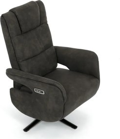 Polohovacie kreslo sivé, elektrické TV-C5590 SIL3
