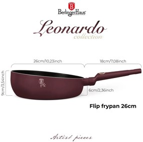 BerlingerHaus Flipová panvica Leonardo 26 cm