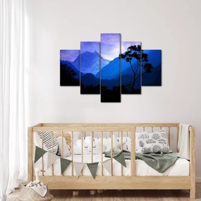 Obraz - Nočné nebo v Nepále (150x105 cm)