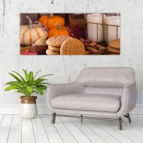 Obraz - Jesenné sušienky (120x50 cm)