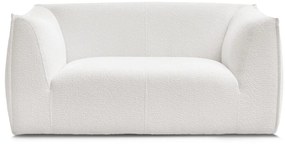 Biela pohovka z textílie buklé 170 cm Giorgia – Bobochic Paris