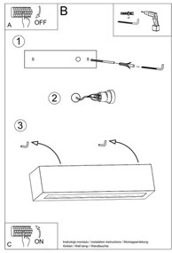 Nástenné svietidlo VEGA 1xE27/60W/230V šedá
