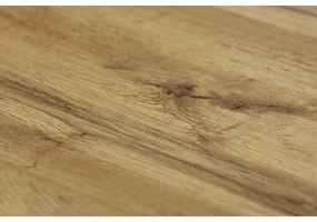 Autronic - Jídelní stůl, 140x80x76 cm, MDF deska, 3D dekor divoký dub - HT-911 OAK VÝPRODEJ