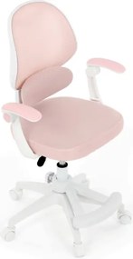 Detská otočná stolička ružová KA-W8008 PINK
