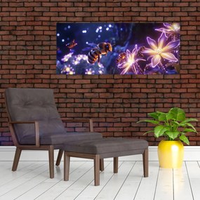 Obraz - Včelia lúka III. (120x50 cm)