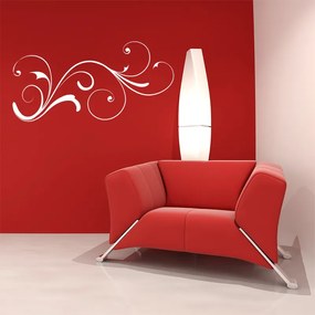 Sablio Samolepka na stenu: Grass ornament - 90x41 cm