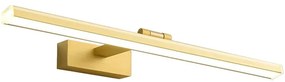 Toolight - LED nástenné svietidlo nad zrkadlo 60cm APP834-1W, zlatá, OSW-07012