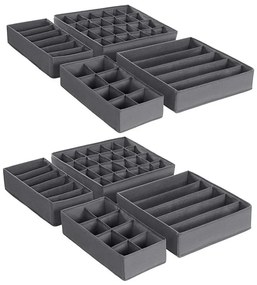 Organizér do zásuvky na bielizeň GRANT sivý